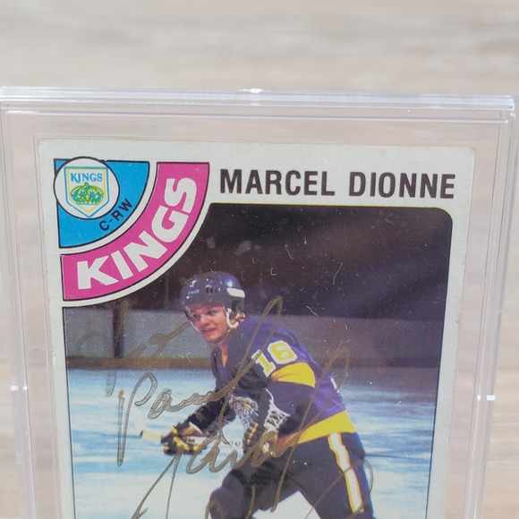 Marcel Dionne Signed Los Angeles Kings 1978 Topps Autographed Hockey Card - Picture 3 of 6